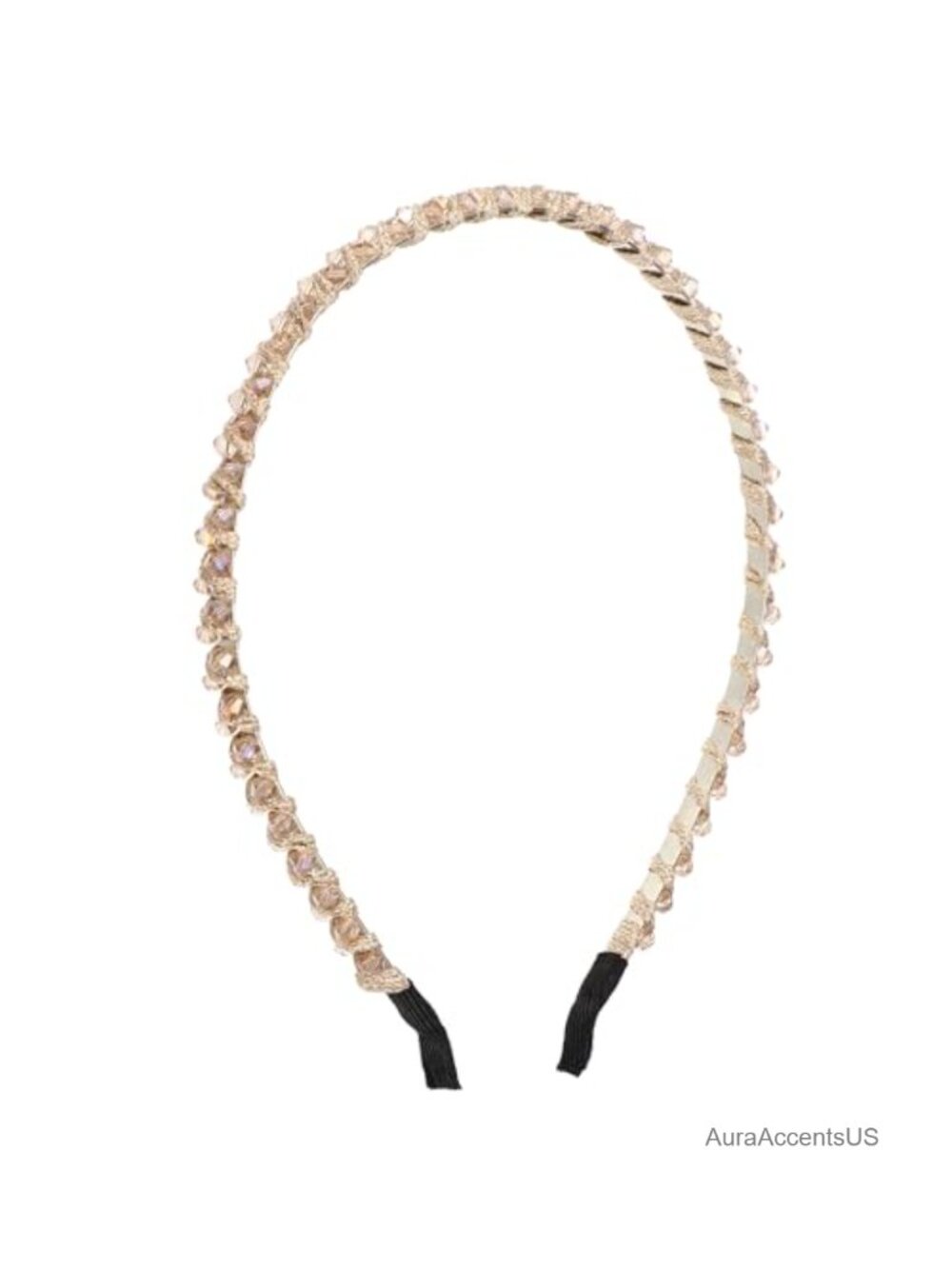 Rhinestone Headband Women Hair Accessory Wedding Party Yoga